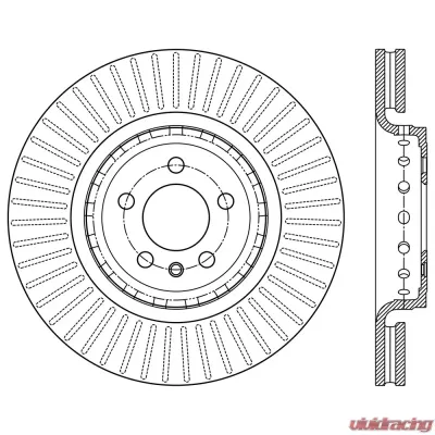 Centric Premium Brake Rotor 120.63086 - 120.63086