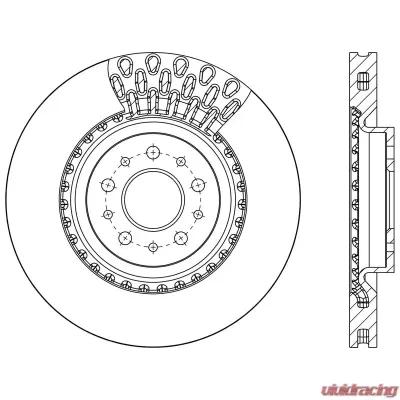 Centric Premium Brake Rotor 120.63090 - 120.63090
