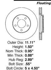 Centric Premium Brake Rotor 120.67021                                     - 120.67021 - Image 4