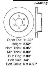 Centric Premium Brake Rotor 120.67038                                     - 120.67038 - Image 4