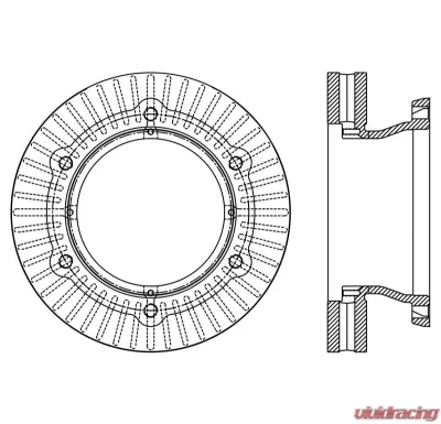 Centric Premium Brake Rotor 120.75009 - 120.75009