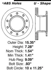 Centric Premium Brake Rotor 120.79026                                     - 120.79026 - Image 4