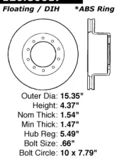 Centric Premium Brake Rotor 120.80017                                     - 120.80017 - Image 6