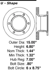 Centric Premium Brake Rotor 120.83001                                     - 120.83001 - Image 4