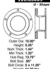Centric Premium Brake Rotor 120.83009                                     - 120.83009 - Image 4