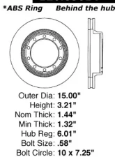 Centric Premium Brake Rotor 120.83014                                     - 120.83014 - Image 5