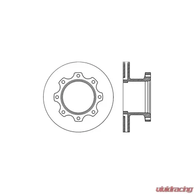 Centric Premium Brake Rotor 120.86011 - 120.86011