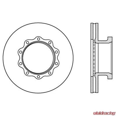 Centric Premium Brake Rotor 120.86011 - 120.86011