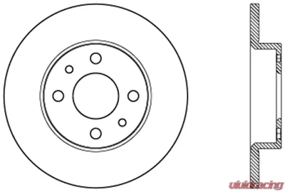 Centric C-Tek Standard Brake Rotor 121.04001 - 121.04001