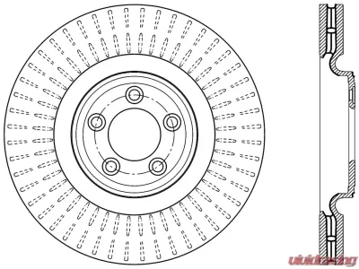 Centric C-Tek Standard Brake Rotor 121.20024 - 121.20024