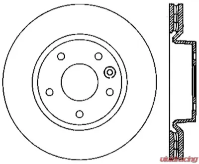 Centric C-Tek Standard Brake Rotor 121.22011 - 121.22011