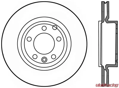 Centric C-Tek Standard Brake Rotor 121.22018 - 121.22018