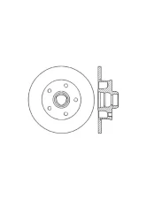 Centric C-Tek Standard Brake Rotor 121.33035                                     - 121.33035 - Image 2