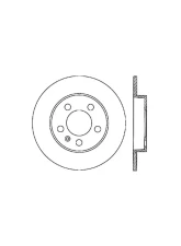 Centric C-Tek Standard Brake Rotor 121.33068                                     - 121.33068 - Image 5