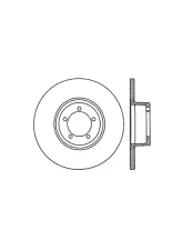 Centric C-Tek Standard Brake Rotor 121.34003                                     - 121.34003 - Image 3