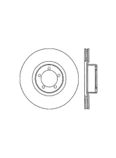 Centric C-Tek Standard Brake Rotor 121.34005                                     - 121.34005 - Image 4