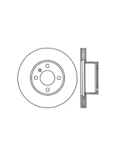 Centric C-Tek Standard Brake Rotor 121.34006                                     - 121.34006 - Image 5