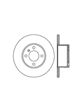 Centric C-Tek Standard Brake Rotor 121.34007                                     - 121.34007 - Image 4