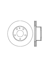 Centric C-Tek Standard Brake Rotor 121.34008                                     - 121.34008 - Image 5