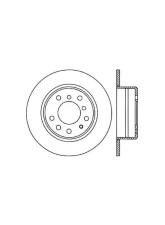 Centric C-Tek Standard Brake Rotor 121.34011                                     - 121.34011 - Image 4