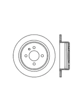 Centric C-Tek Standard Brake Rotor 121.34019                                     - 121.34019 - Image 4