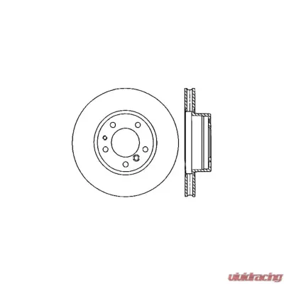 Centric C-Tek Standard Brake Rotor 121.34021 - 121.34021