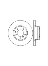 Centric C-Tek Standard Brake Rotor 121.34024                                     - 121.34024 - Image 2