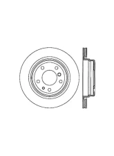 Centric C-Tek Standard Brake Rotor 121.34034                                     - 121.34034 - Image 4
