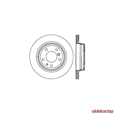 Centric C-Tek Standard Brake Rotor 121.34034 - 121.34034