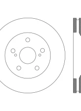 Centric C-Tek Standard Brake Rotor 121.99064                                     - 121.99064 - Image 4