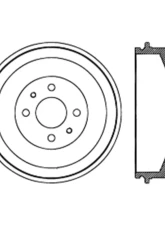 Centric Premium Brake Drum 122.04001                                     - 122.04001 - Image 3