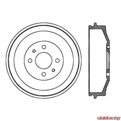 Centric Premium Brake Drum 122.04001 - 122.04001