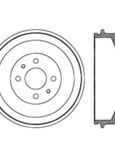 Centric Premium Brake Drum 122.04001                                     - 122.04001 - Image 4