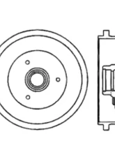 Centric Premium Brake Drum 122.11000                                     - 122.11000 - Image 3