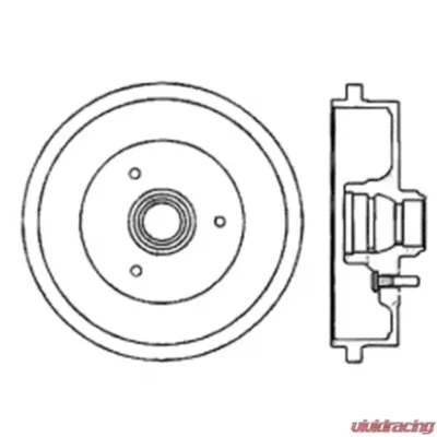 Centric Premium Brake Drum 122.11000 - 122.11000