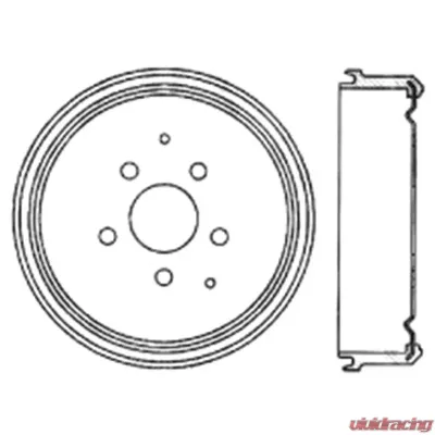 Centric Premium Brake Drum 122.33008 - 122.33008