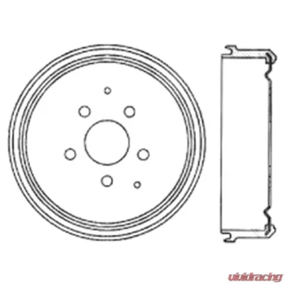 Centric Premium Brake Drum 122.33008 - 122.33008