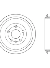 Centric Premium Brake Drum 122.33020                                     - 122.33020 - Image 4