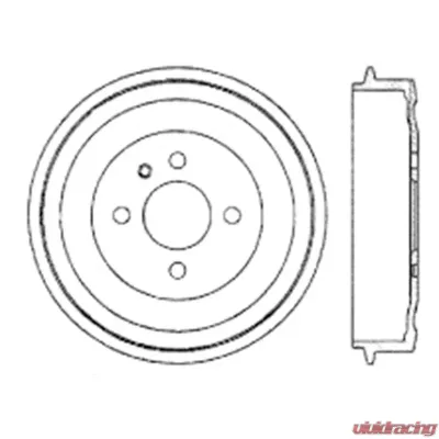 Centric Premium Brake Drum 122.34003 - 122.34003