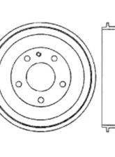 Centric Premium Brake Drum 122.34004                                     - 122.34004 - Image 3