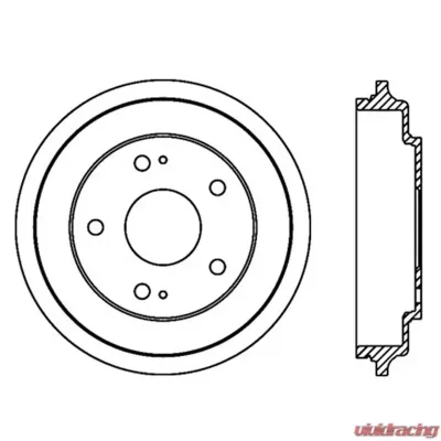 Centric Premium Brake Drum 122.40017 - 122.40017
