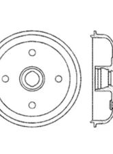 Centric Premium Brake Drum 122.42007                                     - 122.42007 - Image 4