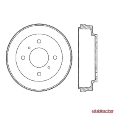 Centric Premium Brake Drum 122.42026 - 122.42026