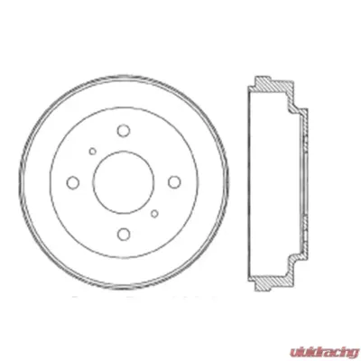 Centric Premium Brake Drum 122.42026 - 122.42026