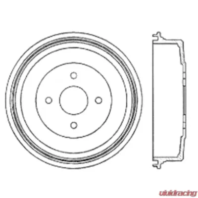 Centric Premium Brake Drum 122.43002 - 122.43002
