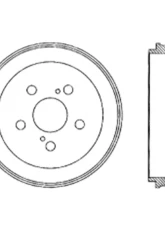 Centric Premium Brake Drum 122.44038                                     - 122.44038 - Image 4