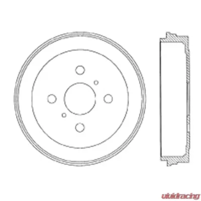 Centric Premium Brake Drum 122.44040 - 122.44040