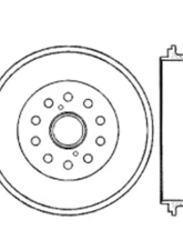 Centric Premium Brake Drum 122.44043                                     - 122.44043 - Image 4