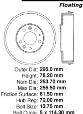 Centric Premium Brake Drum 122.45022                                     - 122.45022 - Image 8
