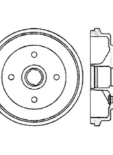 Centric Premium Brake Drum with Bearing 122.61043                                     - 122.61043 - Image 4